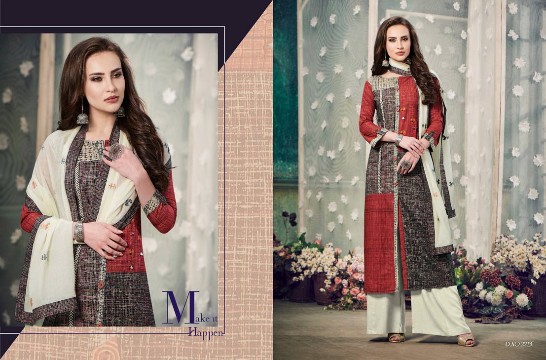 Rangoon Presents Non Stop Long Kurtis With Palazzo Set Rangoon Presents Non Stop Long Kurtis With Palazzo Set